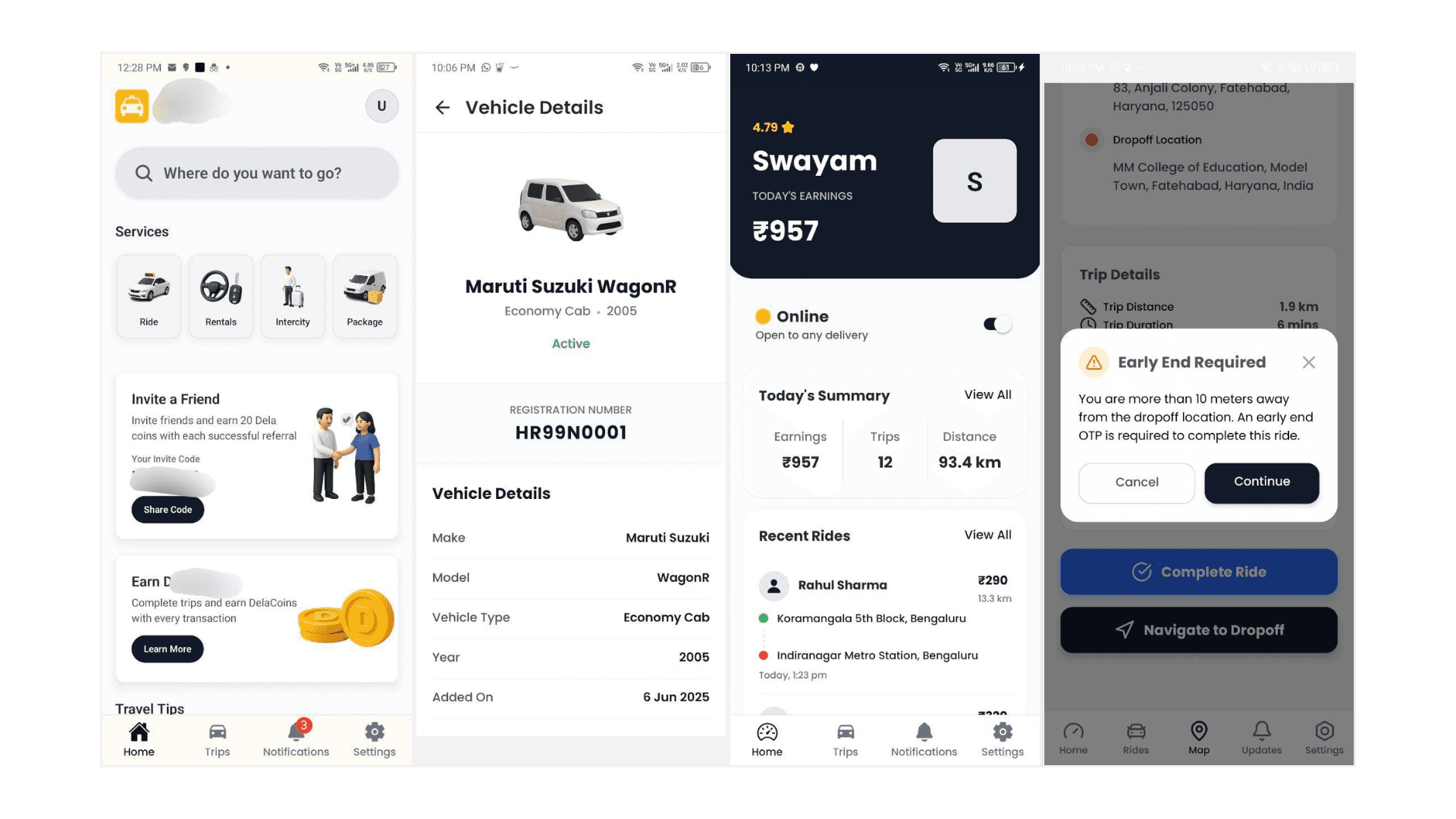 Dela Cabs screenshot