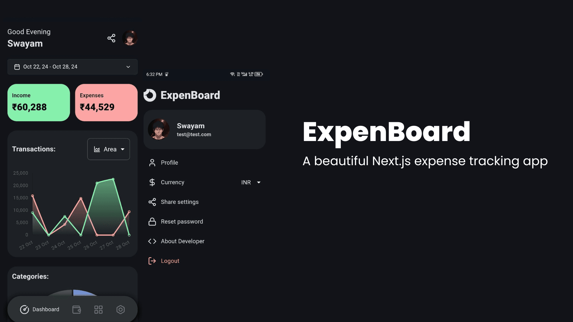 ExpenBoard screenshot